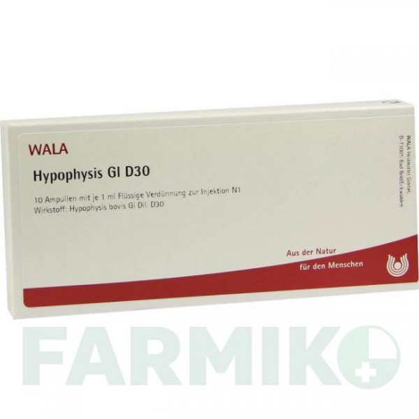ГИПОФИЗ (HYPOPHYSIS) D 30 ампулы 10x1 мл - Гомеопатия WALA HEILMITTEL