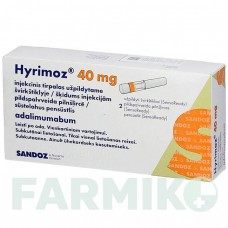 ХИРИМОЗ (HYRIMOZ) 40 мг/0,8 мл раствор 2 шт - Адалимумаб ABACUS MEDICINE