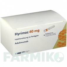 ХИРИМОЗ (HYRIMOZ) 40 мг/0,8 мл раствор 2x0,8 мл - Адалимумаб CC PHARMA