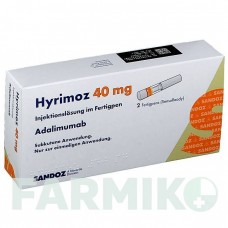 ХІРІМОЗ (HYRIMOZ) 40 мг/0,8 мл розчин 2 шт - Адалімумаб HEXAL