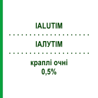 ІАЛУТІМ (IALUTIM) 0,5% краплі очні 20 шт 0,35 мл - Тимолол BAUSCH & LOMB