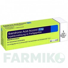 ИБАНДРОНИК (IBANDRONIC) 3 мг/3 мл раствор 1 шт - Ибандроновая кислота ACCORD HEALTHCARE