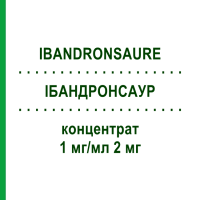 ІБАНДРОНСАУР (IBANDRONSAURE) 1 мг/мл 2 мг концентрат 1 шт - Ібандронова кислота ONKOVIS