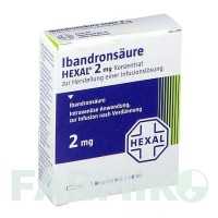 ІБАНДРОНСАУР (IBANDRONSAURE) 2 мг концентрат 1 шт - Ібандронова кислота HEXAL