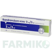 ИБАНДРОНСАУР (IBANDRONSAURE) 3 мг/3 мл раствор 1 шт - Ибандроновая кислота HEXAL