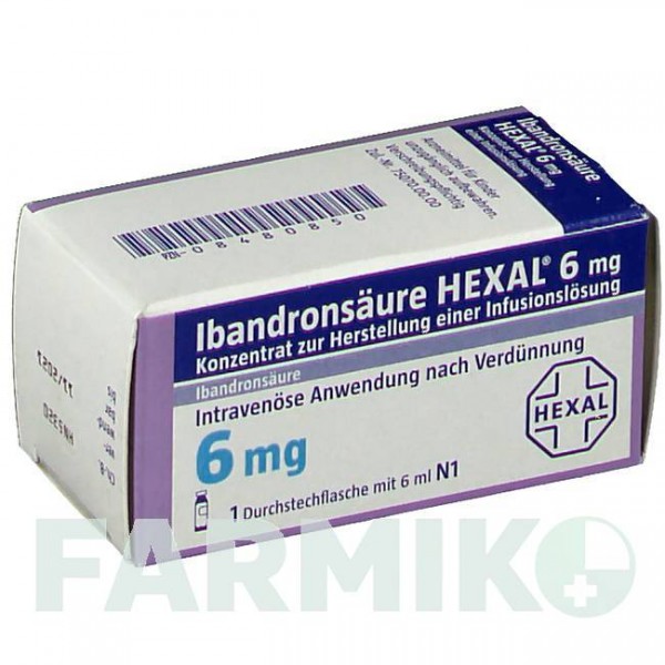 ИБАНДРОНСАУР (IBANDRONSAURE) 6 мг концентрат 1 шт - Ибандроновая кислота HEXAL