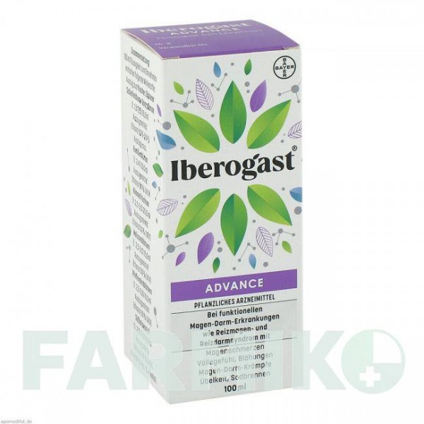 ИБЕРОГАСТ (IBEROGAST) жидкость 100 мл - Активные вещества BAYER
