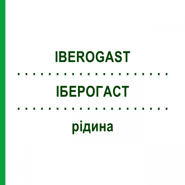 ИБЕРОГАСТ (IBEROGAST) жидкость 50 мл - Активные вещества KOHLPHARMA