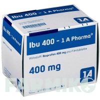 ІБУ (IBU) 400 таблетки 100 шт - Ібупрофен 1 A PHARMA