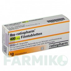 ИБУ (IBU) 400 мг таблетки 10 шт - Ибупрофен RATIOPHARM