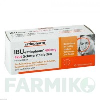 ІБУ (IBU) 400 мг таблетки 50 шт - Ібупрофен RATIOPHARM