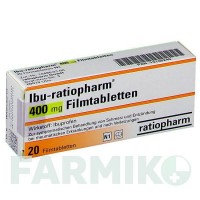 ИБУ (IBU) 400 мг таблетки 20 шт - Ибупрофен RATIOPHARM