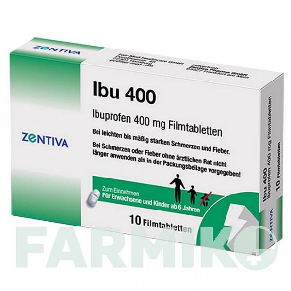 ИБУ (IBU) 400 таблетки 10 шт - Ибупрофен ZENTIVA