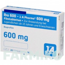 ИБУ (IBU) 600 таблетки 20 шт - Ибупрофен 1 A PHARMA