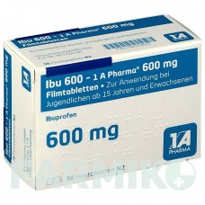 ИБУ (IBU) 600 таблетки 50 шт - Ибупрофен 1 A PHARMA