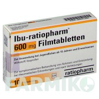 ІБУ (IBU) 600 мг таблетки 10 шт - Ібупрофен RATIOPHARM