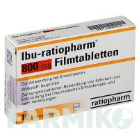 ИБУ (IBU) 800 мг таблетки 10 шт - Ибупрофен RATIOPHARM
