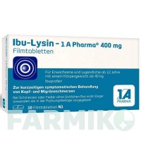 ІБУ ЛІЗИН (IBU LYSIN) 400 мг таблетки 10 шт - Ібупрофен 1 A PHARMA