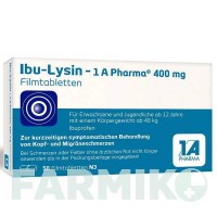 ІБУ ЛІЗИН (IBU LYSIN) 400 мг таблетки 50 шт - Ібупрофен 1 A PHARMA