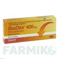 ІБУДЕКС (IBUDEX) 400 мг таблетки 20 шт - Ібупрофен DEXCEL PHARMA