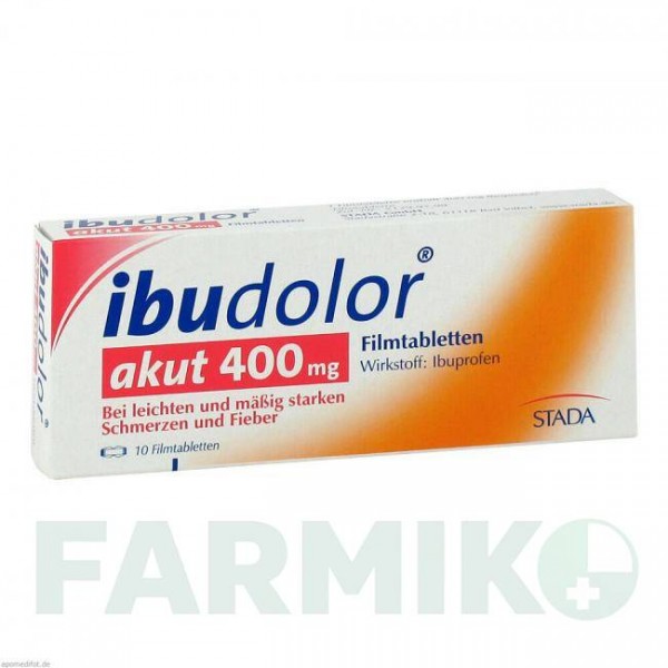 ИБУДОЛОР (IBUDOLOR) 400 мг таблетки 10 шт - Ибупрофен STADA