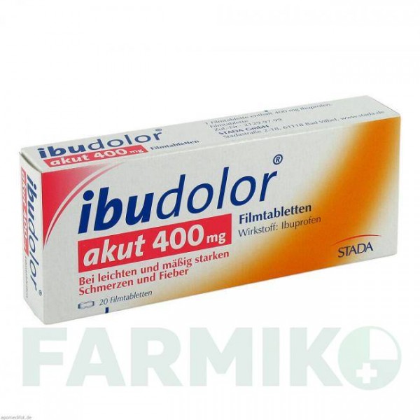 ИБУДОЛОР (IBUDOLOR) 400 мг таблетки 20 шт - Ибупрофен STADA