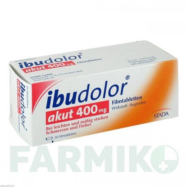 ИБУДОЛОР (IBUDOLOR) 400 мг таблетки 50 шт - Ибупрофен STADA