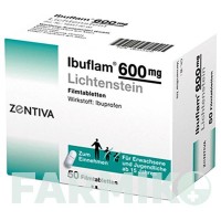 ІБУФЛАМ (IBUFLAM) 600 мг таблетки 50 шт - Ібупрофен ZENTIVA