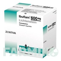 ИБУФЛАМ (IBUFLAM) 600 мг таблетки 100 шт - Ибупрофен ZENTIVA