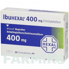 ИБУГЕКАЛ (IBUHEXAL) 400 таблетки 20 шт - Ибупрофен HEXAL