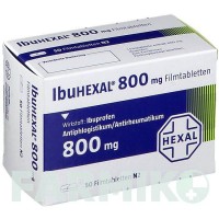 ИБУГЕКАЛ (IBUHEXAL) 800 таблетки 50 шт - Ибупрофен HEXAL