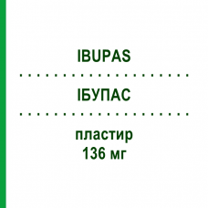 ИБУПАС (IBUPAS) 136 мг пластырь 7 шт - Ибупрофен ALFASIGMA