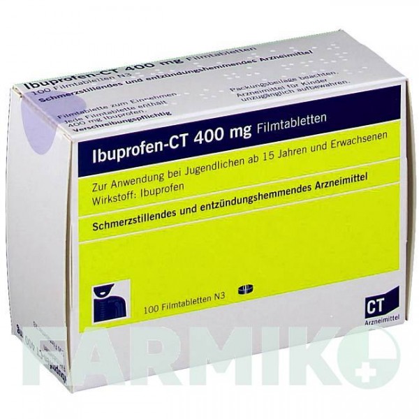 ИБУПРОФЕН (IBUPROFEN) 400 мг таблетки 100 шт - Ибупрофен ABZ PHARMA