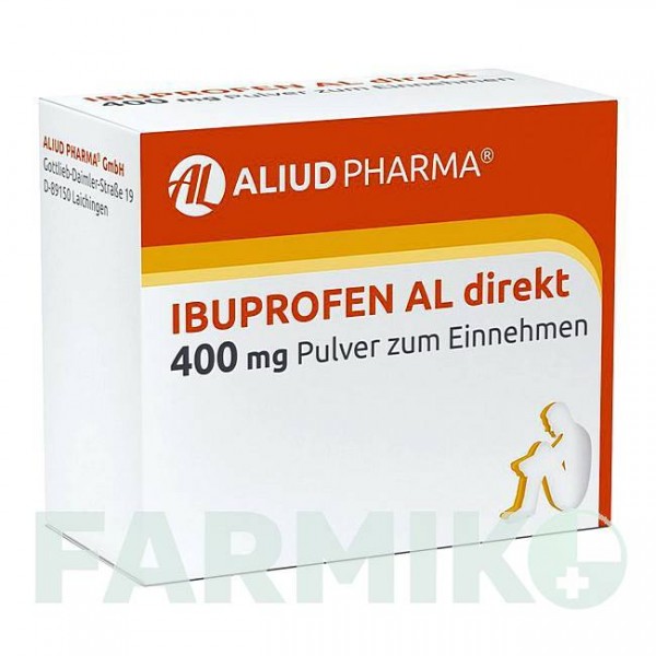 ІБУПРОФЕН (IBUPROFEN) 400 мг порошок 20 шт - Ібупрофен ALIUD PHARMA