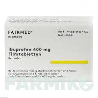 ИБУПРОФЕН (IBUPROFEN) 400 мг таблетки 50 шт - Ибупрофен FAIRMED HEALTHCARE