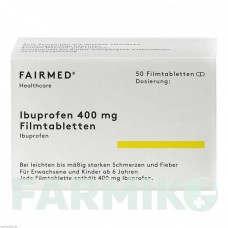ИБУПРОФЕН (IBUPROFEN) 400 мг таблетки 50 шт - Ибупрофен FAIRMED HEALTHCARE