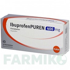 ИБУПРОФЕН (IBUPROFEN) 400 мг таблетки 20 шт - Ибупрофен PUREN PHARMA