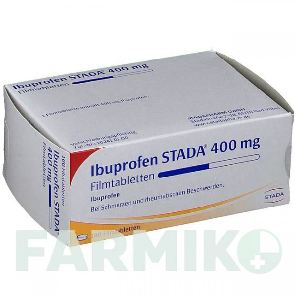 ІБУПРОФЕН (IBUPROFEN) 400 мг таблетки 100 шт - Ібупрофен STADAPHARM
