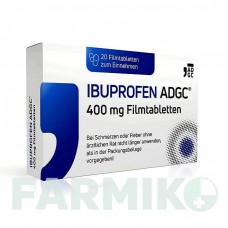 ИБУПРОФЕН (IBUPROFEN) 400 мг таблетки 20 шт - Ибупрофен ZENTIVA