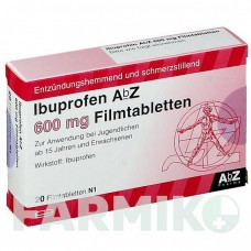 ИБУПРОФЕН (IBUPROFEN) 600 мг таблетки 20 шт - Ибупрофен ABZ PHARMA