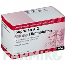 ИБУПРОФЕН (IBUPROFEN) 600 мг таблетки 50 шт - Ибупрофен ABZ PHARMA
