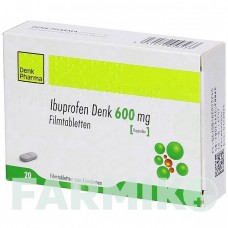 ИБУПРОФЕН (IBUPROFEN) 600 мг таблетки 20 шт - Ибупрофен DENK PHARMA