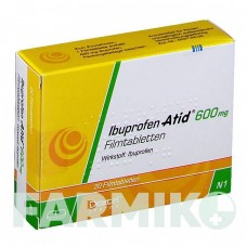 ИБУПРОФЕН (IBUPROFEN) 600 мг таблетки 20 шт - Ибупрофен DEXCEL PHARMA