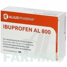 ИБУПРОФЕН (IBUPROFEN) 800 таблетки 10 шт - Ибупрофен ALIUD PHARMA