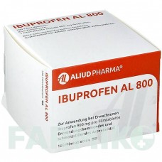 ИБУПРОФЕН (IBUPROFEN) 800 таблетки 100 шт - Ибупрофен ALIUD PHARMA