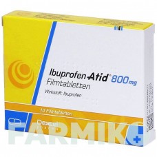 ИБУПРОФЕН (IBUPROFEN) 800 мг таблетки 10 шт - Ибупрофен DEXCEL PHARMA