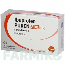 ИБУПРОФЕН (IBUPROFEN) 800 мг таблетки 20 шт - Ибупрофен PUREN PHARMA