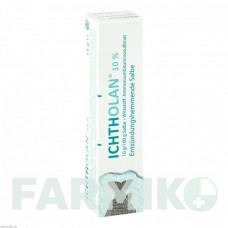ИХТОЛАН (ICHTHOLAN) 10% мазь 15 г - Битуминосульфонат ICHTHYOL-GESELLSCHAFT CORDES