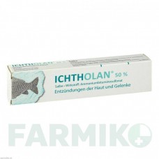 ИХТОЛАН (ICHTHOLAN) 50% мазь 40 г - Битуминосульфонат EURIMPHARM