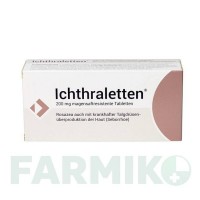 ІХТРАЛЕТТЕН (ICHTHRALETTEN) 200 мг таблетки 84 шт - Бітуміносульфонат ICHTHYOL-GESELLSCHAFT CORDES